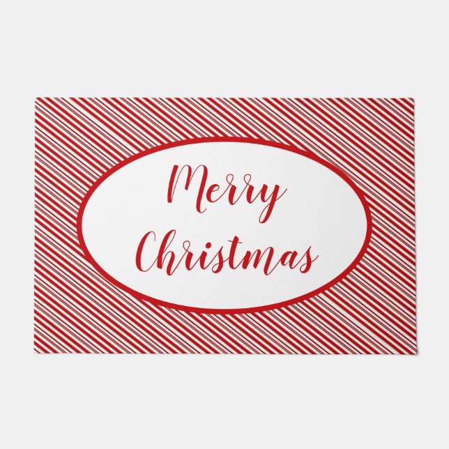 Tapete Gama de doces de hortelã-pimenta personalizada (Frente)