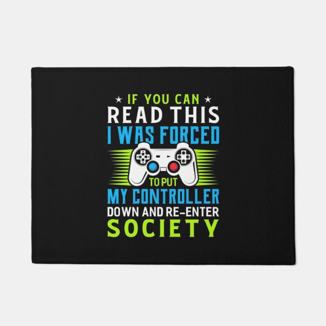 Tapete Gamer Foi Forçado A Colocar Meu Controlador (Frente)