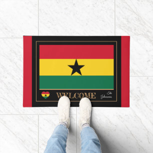 Tapete Gana e Ganian Flag House mats/sport Bem-vindos