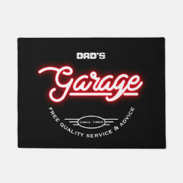 Tapete Garage qualquer slogan de nome ou leitor