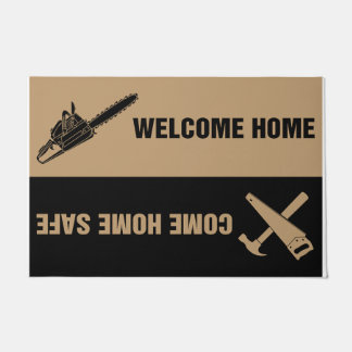 Tapete Garage Welcome Mat, Presente Para O Homem