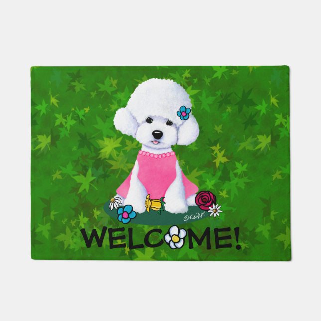 Tapete Garden Helper Bichon Doormat (Frente)