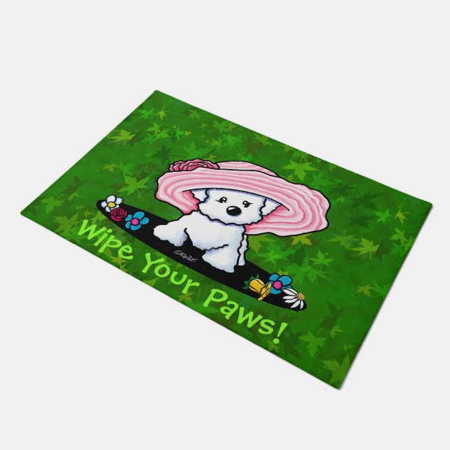Tapete Garden Helper Bichon Frise Doormat (Inclinado)