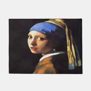 Tapete Garota com pérolas ouvindo Johannes Vermeer