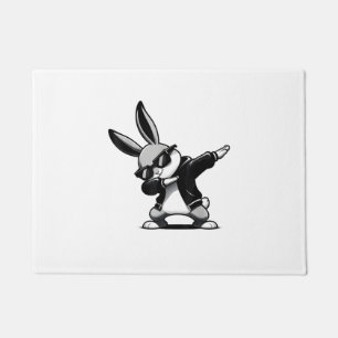 Tapete Garoto Páscoa Dia Dabbing coelho coelho hip hop ea