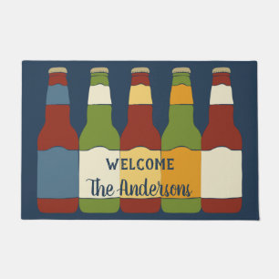 Tapete Garrafas de Cerveja Personalizadas