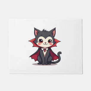 Tapete Gata Vampira � Camiseta de Pet Fofa de Halloween