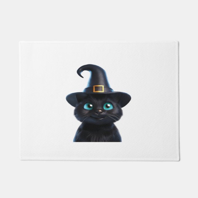 Tapete Gatinho Místico - Camisa T Clássica de Gato Hallow (Frente)