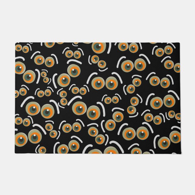 Tapete Gato Assustado do Halloween Boo Bat (Frente)