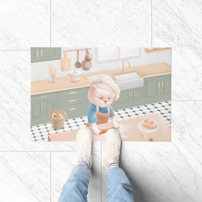 Tapete Gato Baker Baby - Cozy Morning Kneading (Interior)