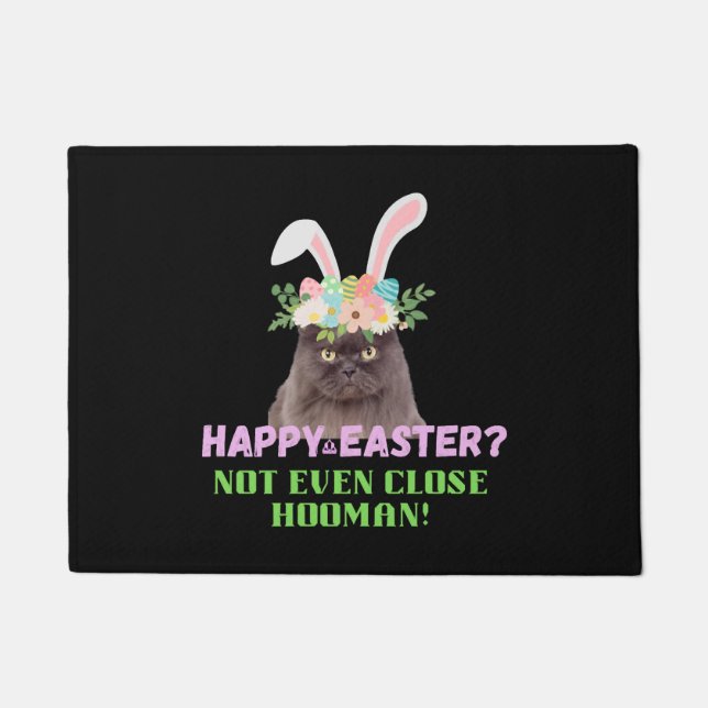 Tapete Gato com raiva páscoa (Frente)