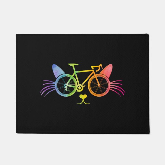 Tapete Gato de Bicicleta Lgbt (Frente)