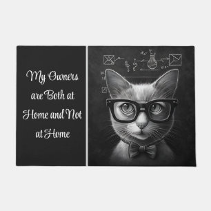 Tapete Gato de Schrödinger Os meus proprietários estão em