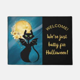 Tapete Gato Negro | Bat Cat | Halloween Elegante 18"x24"