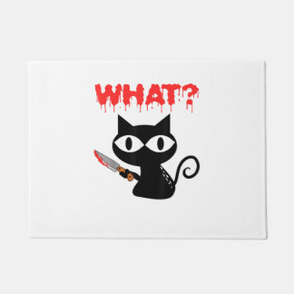 Tapete Gato Que Gato Negro Engraçado, Gato Assassino Com 