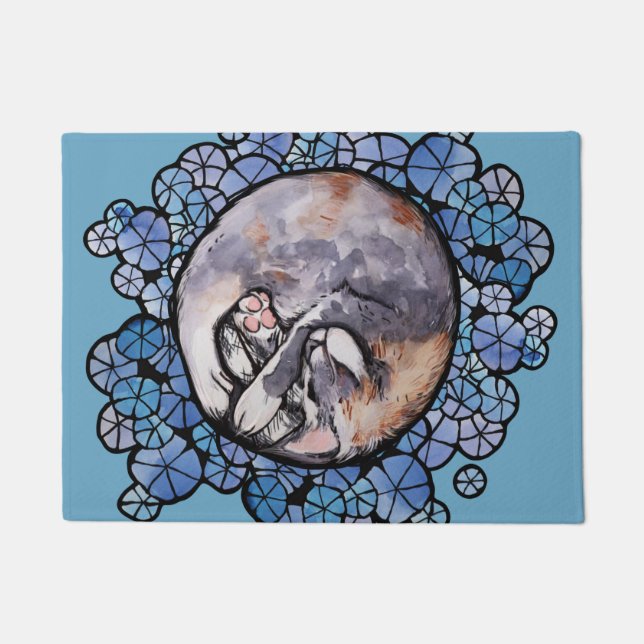 Tapete Gatos De Gato De Calico Diluídos Gatos De Maine (Frente)