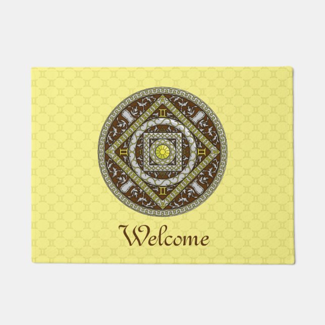 Tapete Gemini Mandala Doormat (Frente)