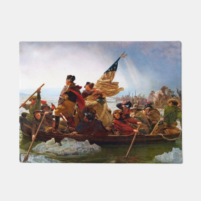 Tapete George Washington Atravessando O Rio Delaware (Frente)