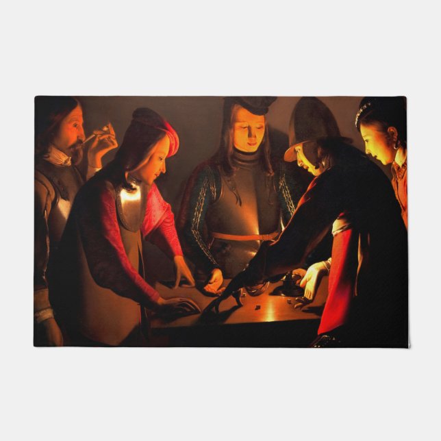Tapete Georges de la Tour - Os Jogadores dos Dícios (Frente)