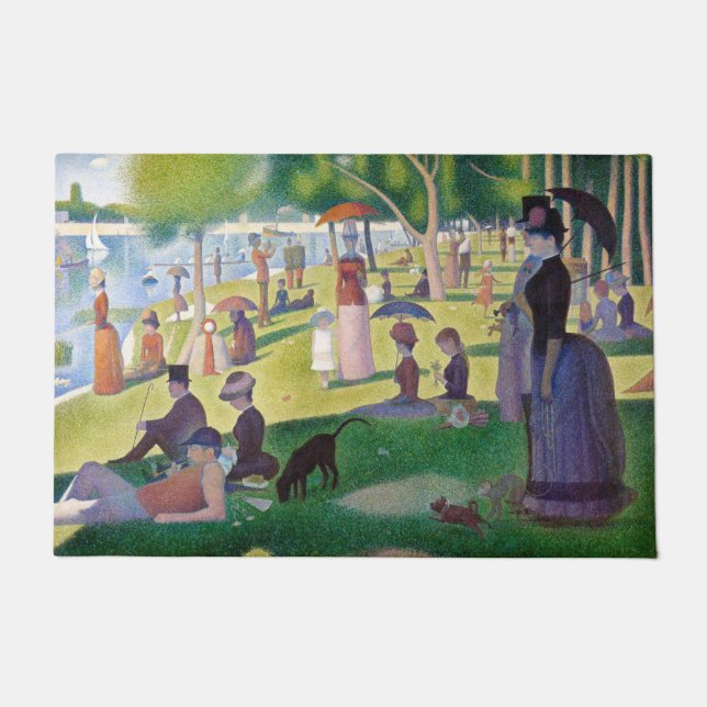 Tapete Georges Seurat - Domingo em La Grande Jatte (Frente)