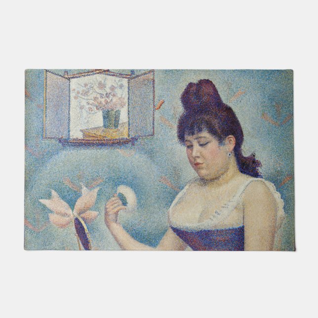 Tapete Georges Seurat - Jovens mulheres se alimentando (Frente)