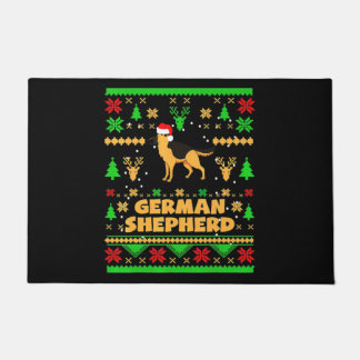 Tapete German Shepherd Christmas