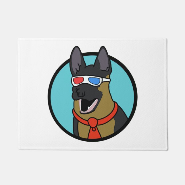 Tapete German shepherd de Co-D não faço ideia do que esto (Frente)