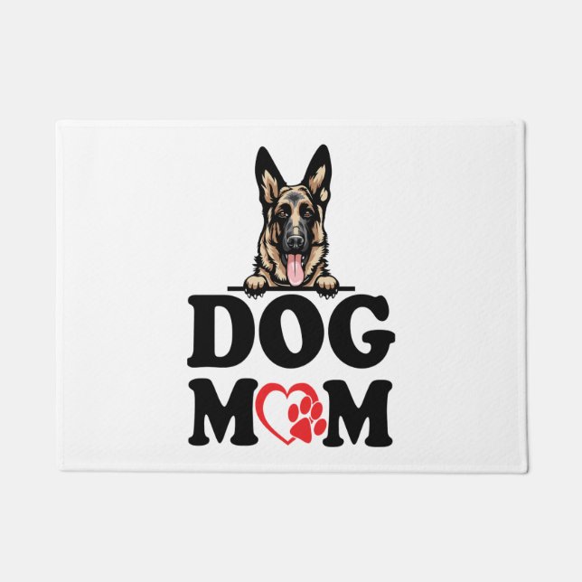 Tapete German shepherd - German shepherd Cachorro Mãe (Frente)