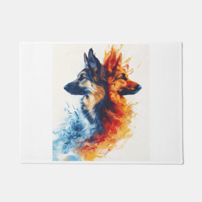 Tapete German shepherd na Harmonia Elementar (Frente)