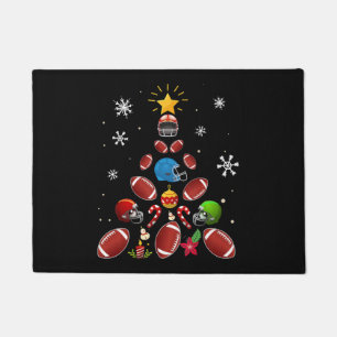 Tapete Gift do jogador de futebol de Natal de Futebol do