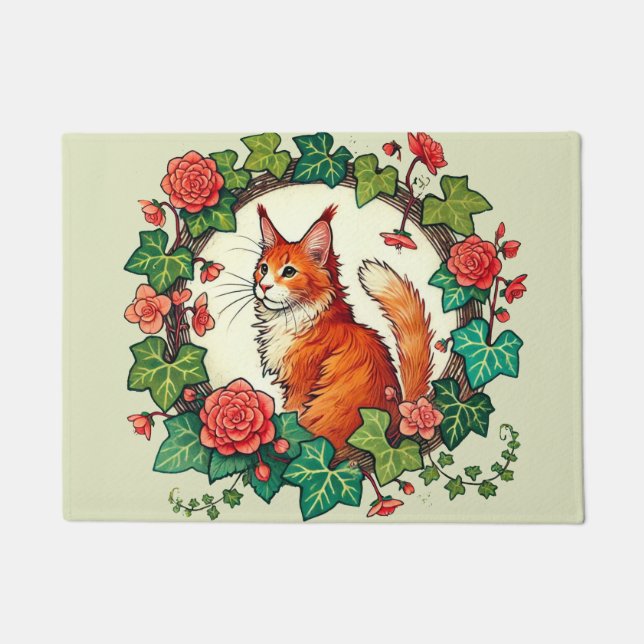Tapete Ginger Maine Coon Cat (Frente)