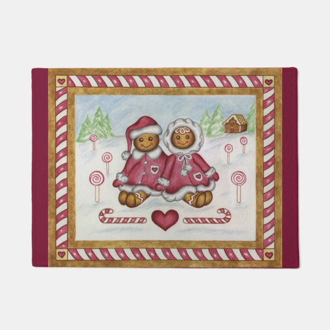 Tapete Gingercake Boy e Girl Doormat (Frente)