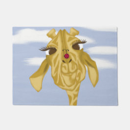 Tapete Girafa Bonita E Colorida