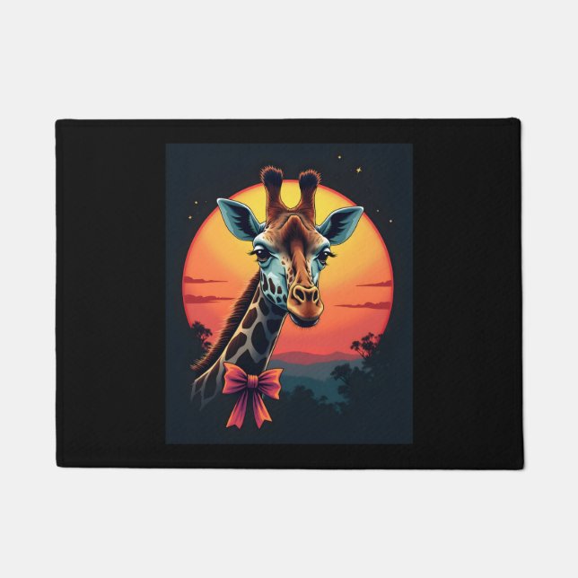 Tapete Giraffe Neck Como uma Rollercoaster Executar Retro (Frente)