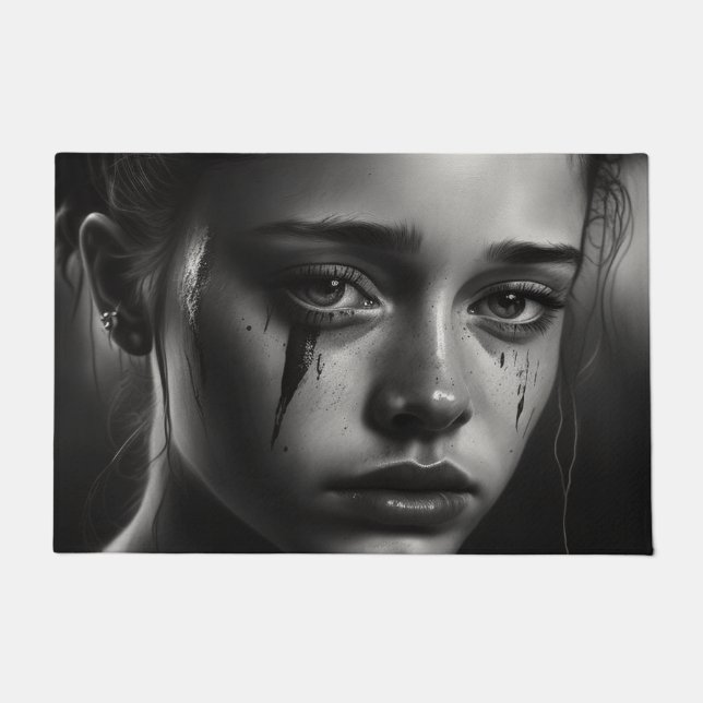 Tapete Girl with tears (Frente)
