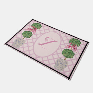 Tapete Girly Chinoiserie Ginger Jar Jars Topiary Doormat