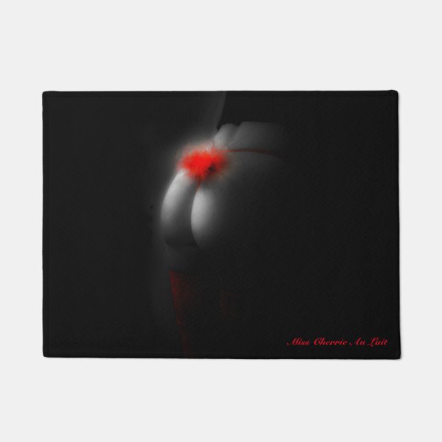 Tapete Glamor Sexy Babe Festivo Natal Doormat (Frente)