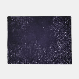 Tapete Glimmery Indigo Grunge Perturbação Roxo-Noite