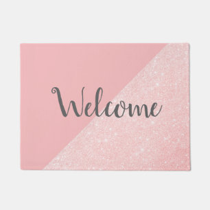 Tapete Glitter ouro de rosa cinza elegante e rosa pastel