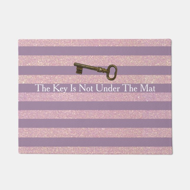 Tapete Glitter Rosa Púrpura Espalha-Se Glicma Engraçado (Frente)