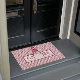 Tapete Gnome para a porta de férias
