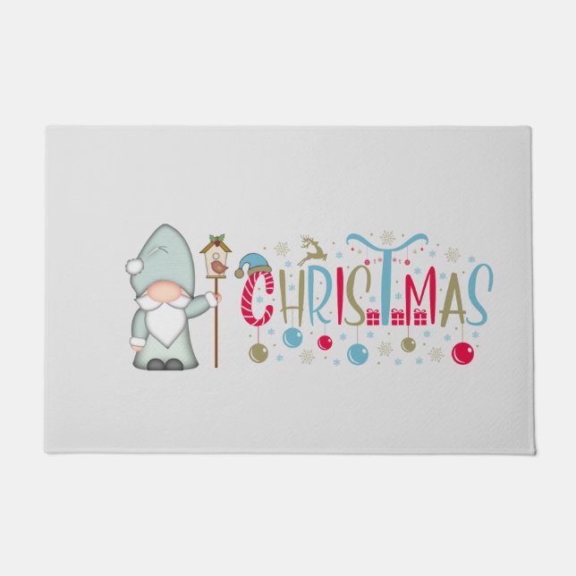 Tapete Gnome Tomte de Natal (Frente)
