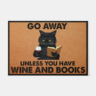 Tapete Go Away Unless You Have Wine And Books