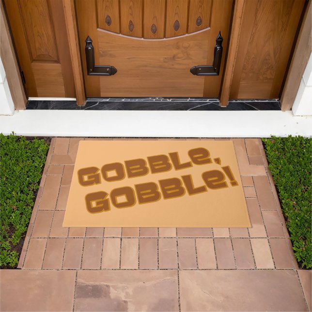 Tapete Gobble, Gobble Thanksgiving   (Ar livre)