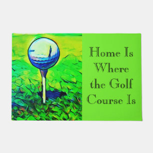 Tapete Golf Themed Home é onde está o campo de golfe
