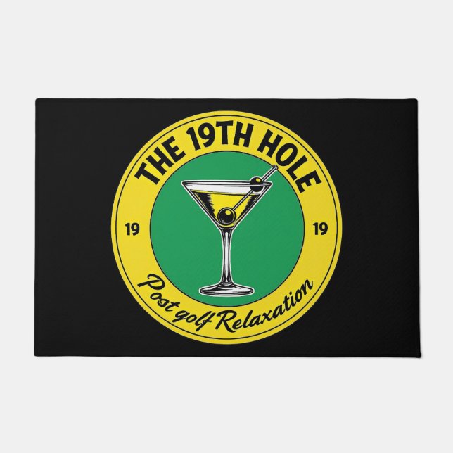 Tapete Golfe Clássico de 19 Buracos (Frente)