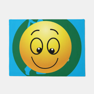 Tapete Golfer Swing Club Green Khaki Golf Personalizado