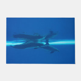 Tapete Golfinhos e reflexos, oceano azul