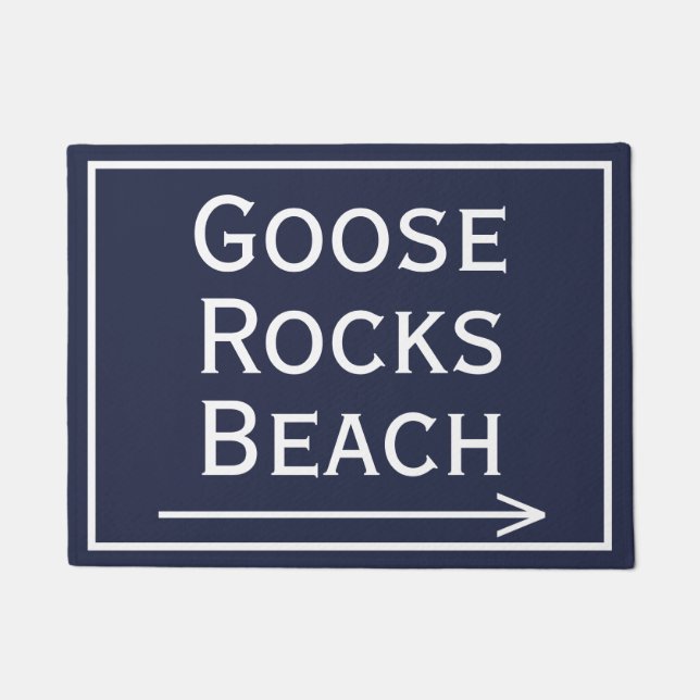 Tapete Gose Rocks Beach e Arrow Doormat (Frente)
