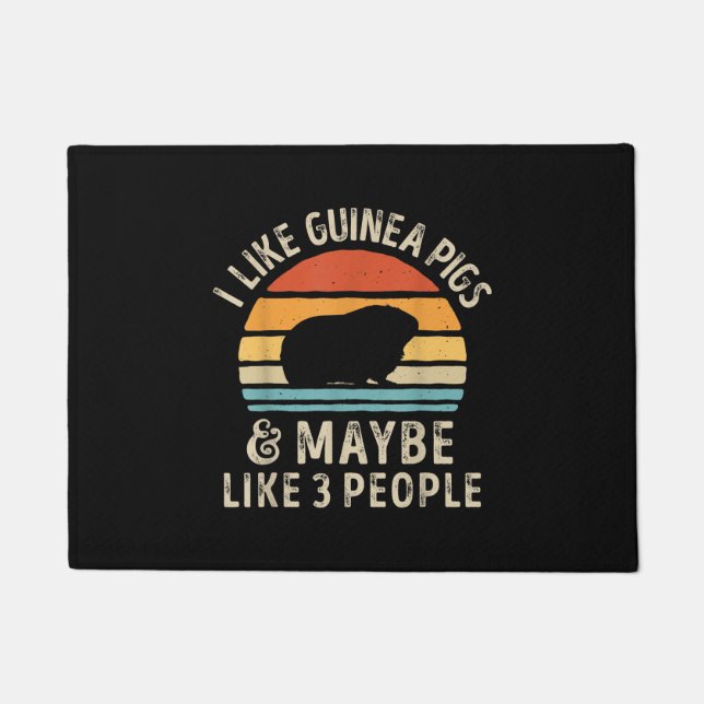 Tapete Gosto De Porcos De Guiné E Talvez De Três Pessoas  (Frente)